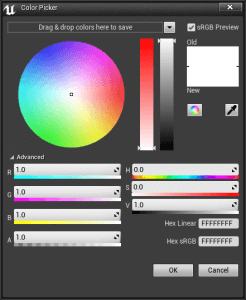 UE4 makes HSV color selection panel in UMG (with source file download)